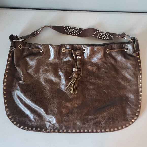 Vintage Large Leather Hobo "EUC" - Picture 11 of 16